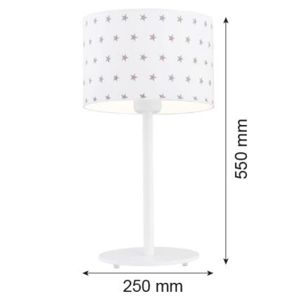 Argon 4125 - Stolní lampa MAGIC 1xE27/15W/230V bílá