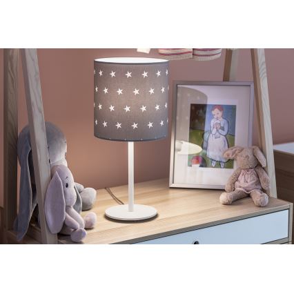 Argon 4126 - Stolní lampa MAGIC 1xE27/15W/230V šedá/bílá