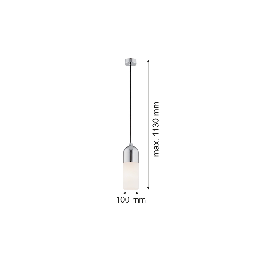 Argon 4211 - Lustr na lanku BURGOS 1xE27/15W/230V lesklý chrom