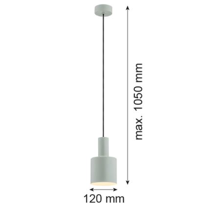 Argon 4217 - Lustr na lanku SINES 1xE27/15W/230V pr. 12 cm zelená