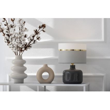 Argon 4236 - Stolní lampa BEJA 1xE27/15W/230V černá/mosaz