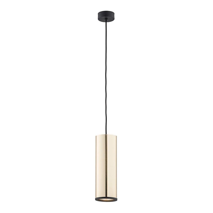 Argon 4246 - Lustr na lanku LINEA 1xE27/15W/230V mosaz/černá
