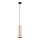 Argon 4246 - Lustr na lanku LINEA 1xE27/15W/230V mosaz/černá