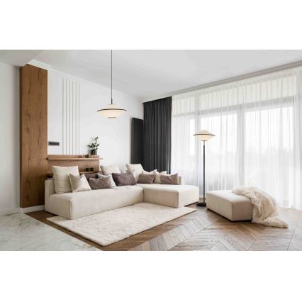 Argon 4282 - Lustr na lanku TROY 1xE27/15W/230V béžová