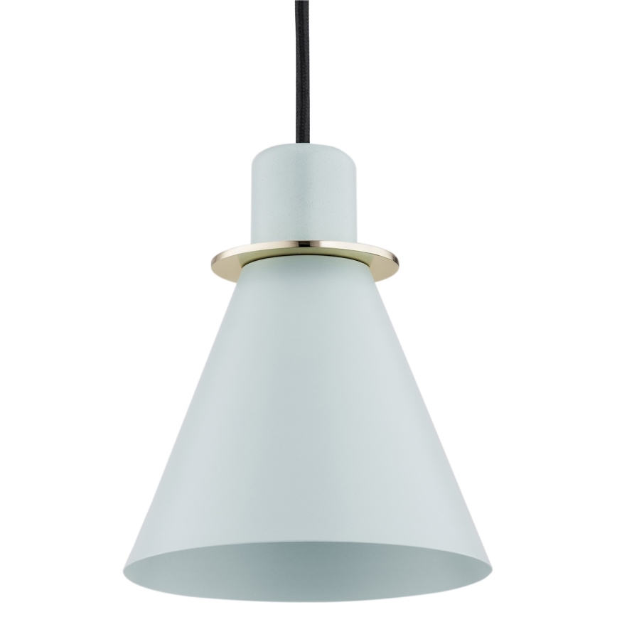 Argon 4682 - Lustr na lanku BEVERLY 1xE27/15W/230V modrá/zlatá