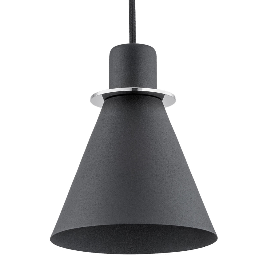 Argon 4688 - Lustr na lanku BEVERLY 1xE27/15W/230V černá/lesklý chrom