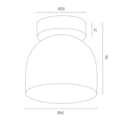 Argon 4711 BZ - Bodové svítidlo GARLAND 1xGU10-AR111/12W/230V černá