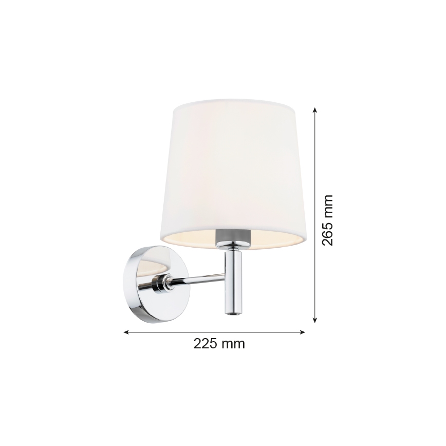 Argon 4760 - Nástěnné svítidlo BOLZANO 1xE27/15W/230V
