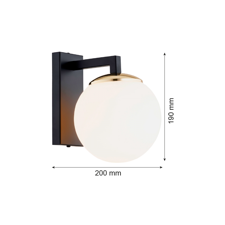Argon 4771 - Nástěnné svítidlo MORITZ 1xE27/15W/230V
