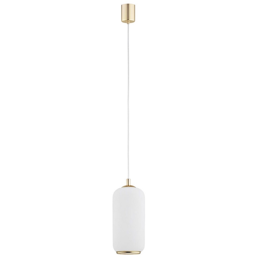 Argon 4993 - Lustr na lanku PALLADO 1xE27/15W/230V zlatá/bílá
