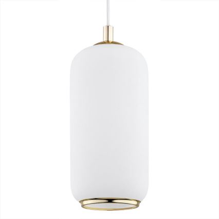 Argon 4993 - Lustr na lanku PALLADO 1xE27/15W/230V zlatá/bílá
