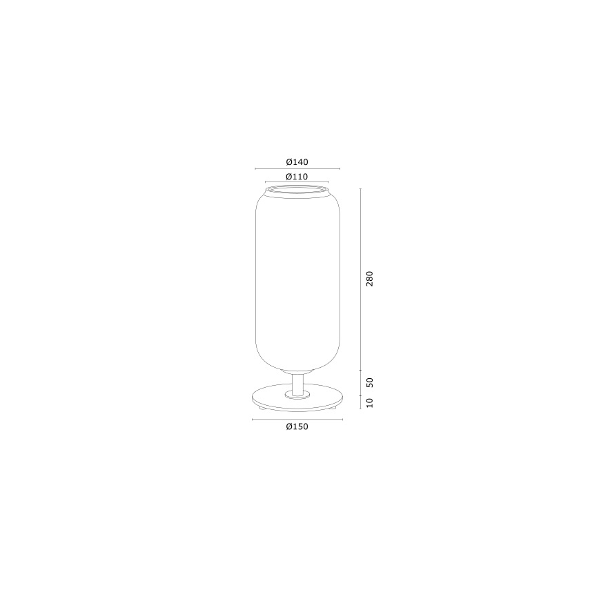 Argon 4994 - Stolní lampa VALIANO 1xE27/15W/230V černá/bílá/zlatá