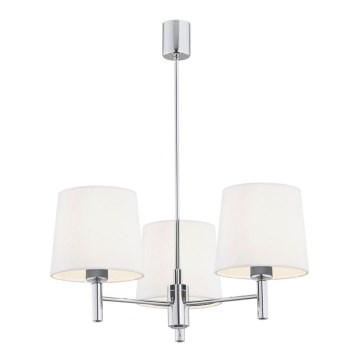 Argon 6114 - Lustr na tyči BOLZANO  3xE27/15W/230V krémová