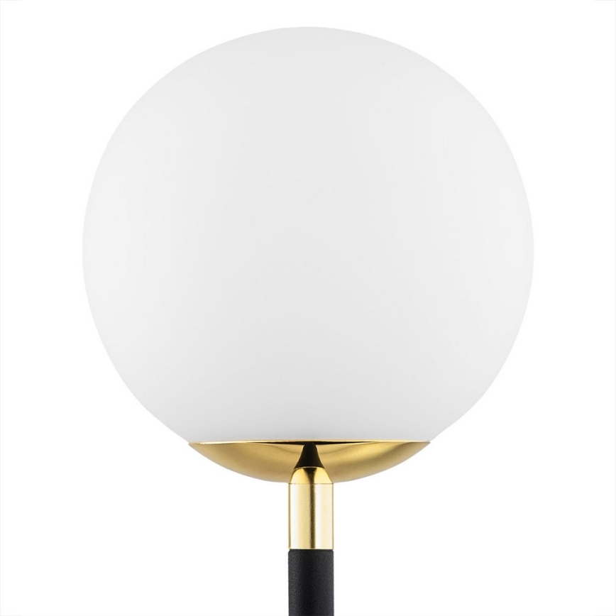 Argon 7072 - Stolní lampa FERRONE 2xE14/7W/230V černá/bílá/zlatá