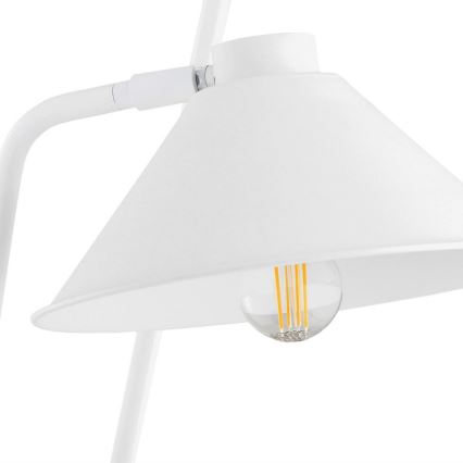 Argon 7074 - Stojací lampa GABIAN 2xE27/15W/230V bílá