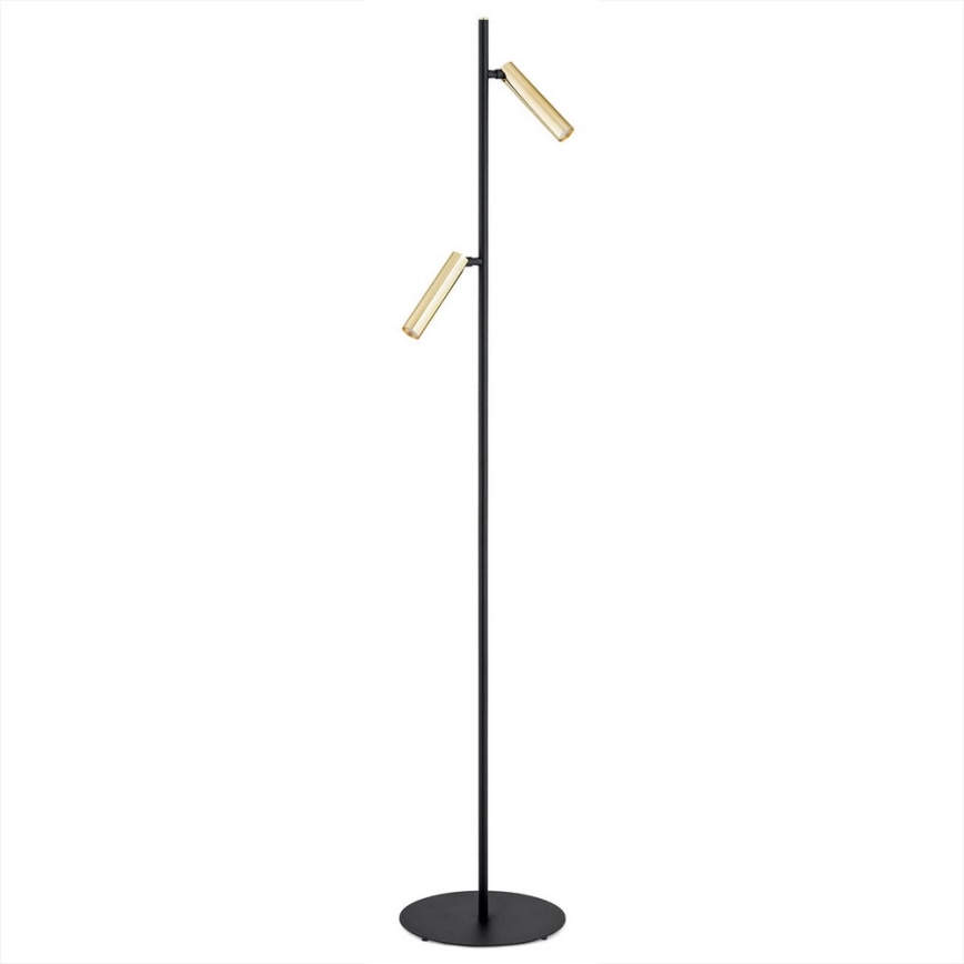 Argon 7083 - Stojací lampa TORRE 2xG9/6W/230V černá/mosaz