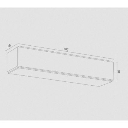 Argon 7166 - Nástěnné svítidlo CARLSON 2xE27/15W/230V 40 cm zlatá