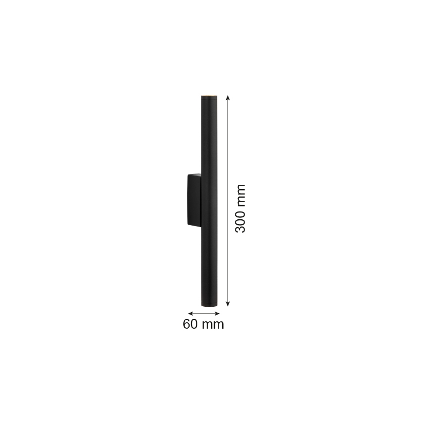 Argon 7222 - LED Nástěnné svítidlo GRECO 2xLED/4,2W/230V 3000K černá