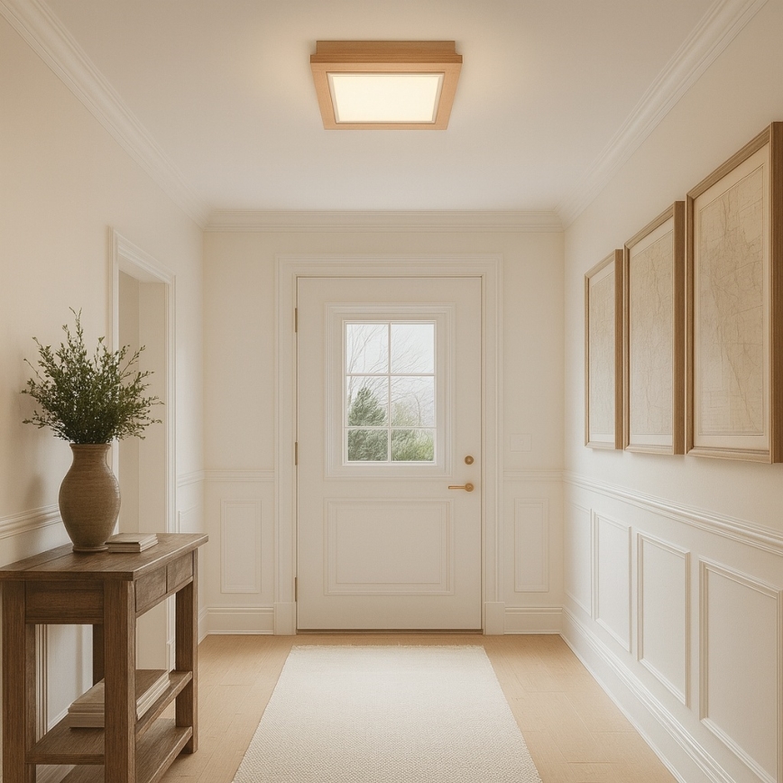 Argon 7267 - Stropní svítidlo TABOR 2xE27/15W/230V 32x32 cm béžová