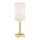 Argon 8030 - Stolní lampa ABRUZZO 1xE14/7W/230V mosaz/bílá