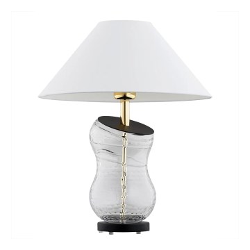 Argon 8036 - Stolní lampa VENETO 1xE27/15W/230V bílá/mosaz/černá