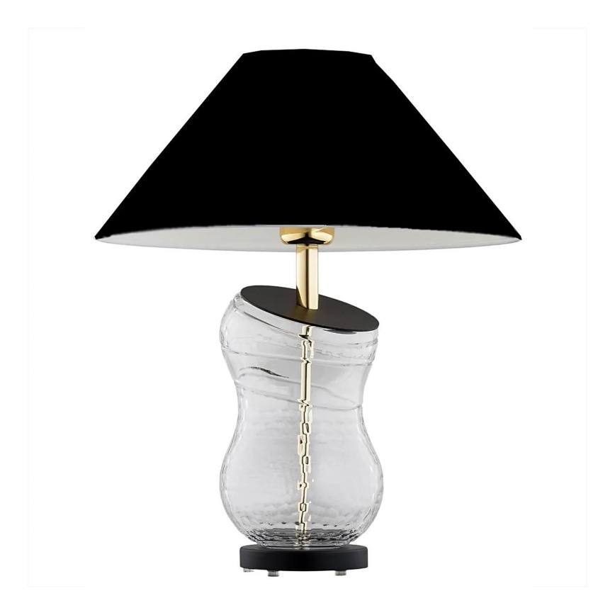 Argon 8037 - Stolní lampa VENETO 1xE27/15W/230V černá/mosaz