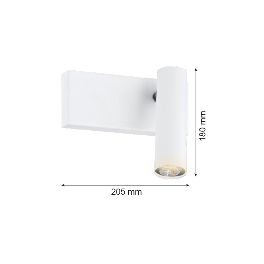 Argon 8064 - Nástěnné bodové svítidlo ETNA 1xG9/6W/230V bílá