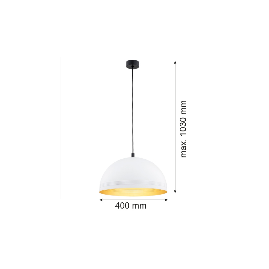 Argon 8241 - Lustr na lanku BONITA 1xE27/15W/230V bílá