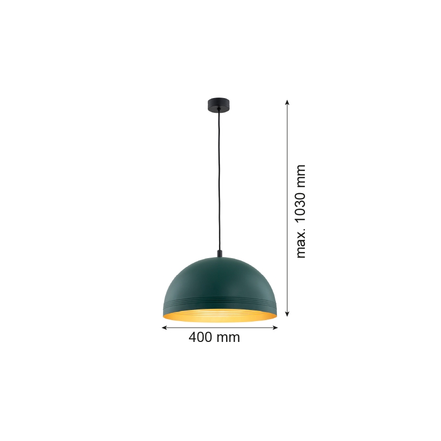 Argon 8243 - Lustr na lanku BONITA 1xE27/15W/230V zelená