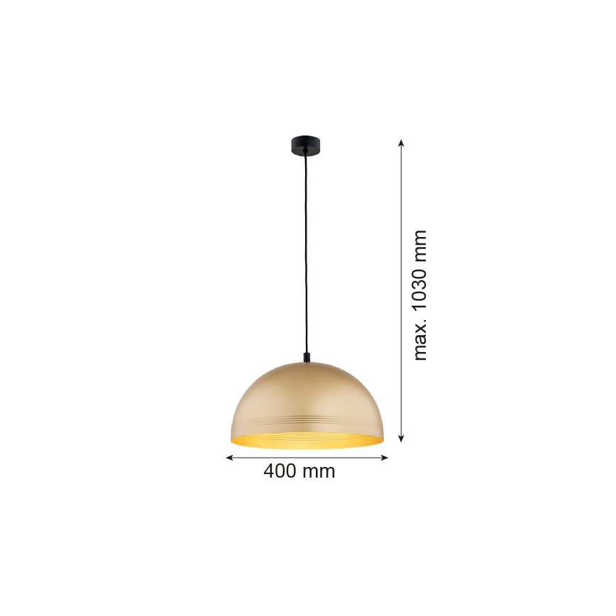 Argon 8245 - Lustr na lanku BONITA 1xE27/15W/230V zlatá