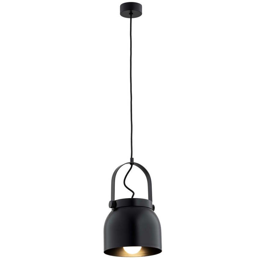 Argon 8281 - Lustr na lanku LOGAN 1xE27/15W/230V pr. 20 cm černá