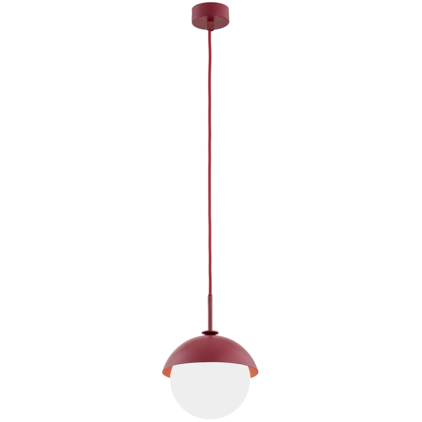 Argon 8296 - Lustr na lanku CAPPELLO 1xE27/15W/230V červená