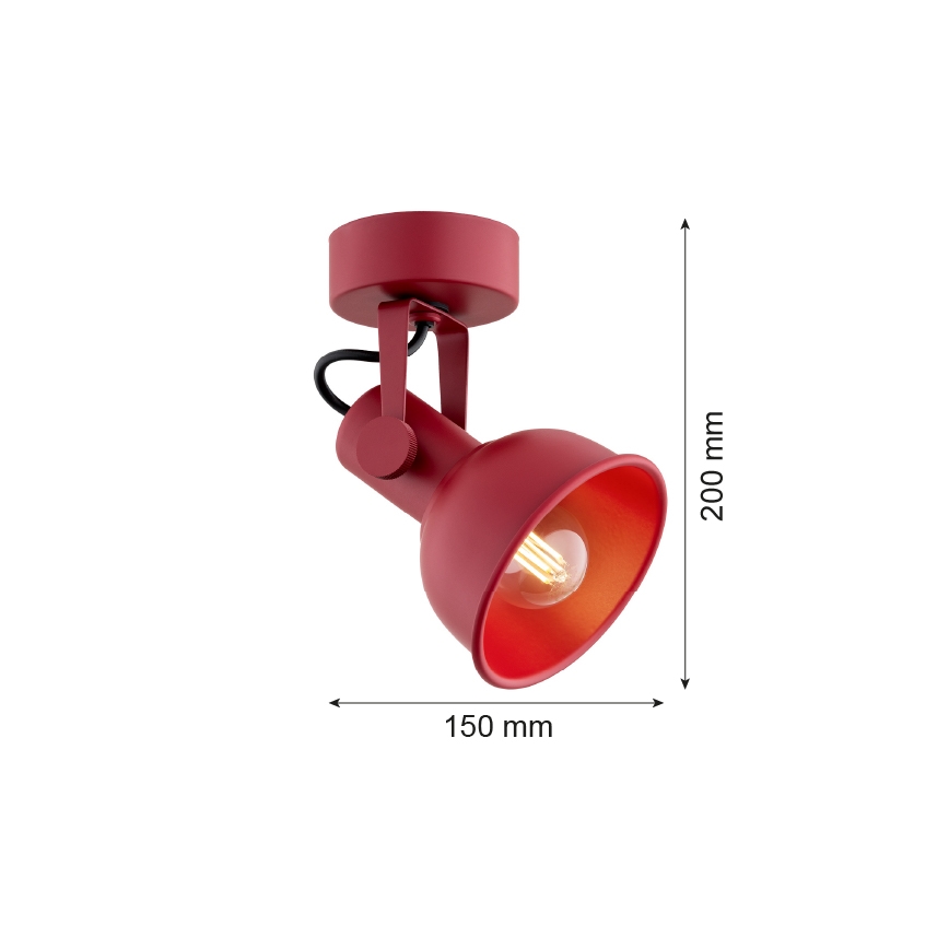 Argon 8298 - Bodové svítidlo LENORA 1xE14/7W/230V červená