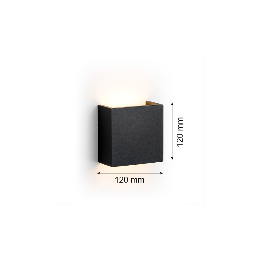 Argon 8359 - LED Nástěnné svítidlo GENT LED/3,6W/230V 3000K černá