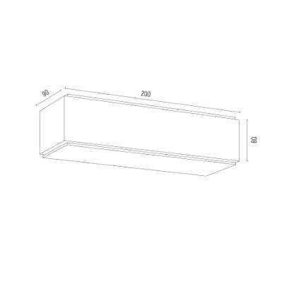Argon 8365 - Nástěnné svítidlo CARLSON 1xE27/15W/230V 20 cm černá