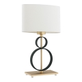 Argon 8373 - Stolní lampa PERSEO 1xE27/15W/230V krémová/černá