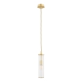 Argon 8489 - Lustr na lanku HAMPTON 1xE14/7W/230V zlatá