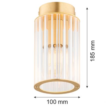 Argon 8501 - Stropní svítidlo HAMPTON 1xE14/7W/230V zlatá