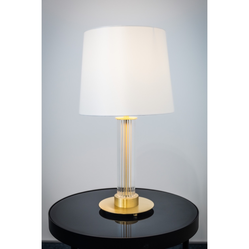 Argon 8540 - Stolní lampa HAMPTON 1xE27/15W/230V 57 cm bílá