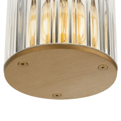 Argon 8774 - Venkovní stropní svítidlo NORFOLK 1xE27/15W/230V IP44 zlatá