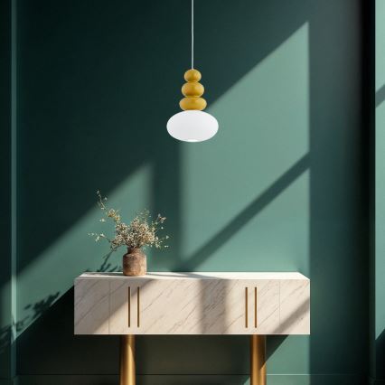 Argon 8821 - Lustr na lanku DIEGO 1xGU10/5W/230V bílá/hnědá