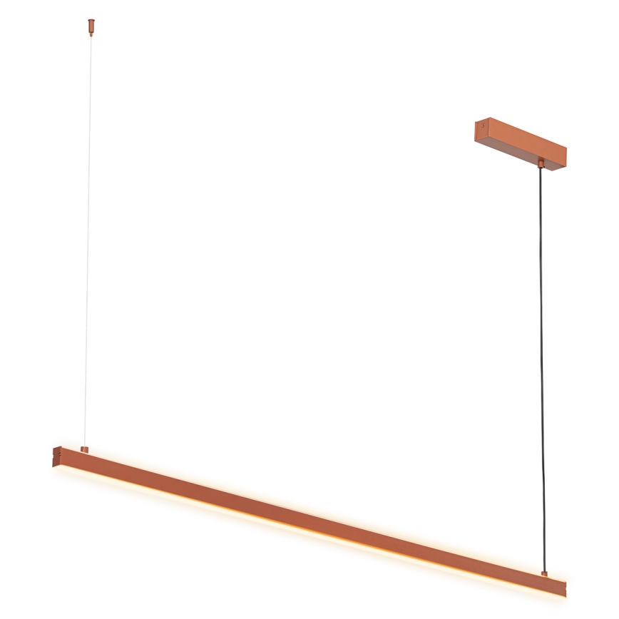 Argon 8834 - LED Lustr na lanku MIAMI LED/37W/230V 3000K hnědá