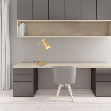 Argon 8874 - Stolní lampa LORD 1xE14/7W/230V zlatá