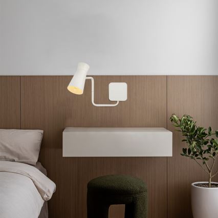 Argon 8879 - Nástěnná lampa LORD 1xE14/7W/230V bílá