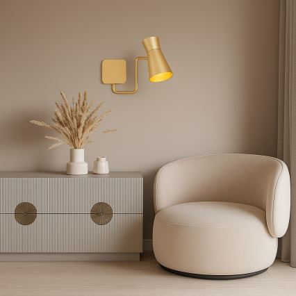 Argon 8884 - Nástěnná lampa LORD 1xE14/7W/230V zlatá