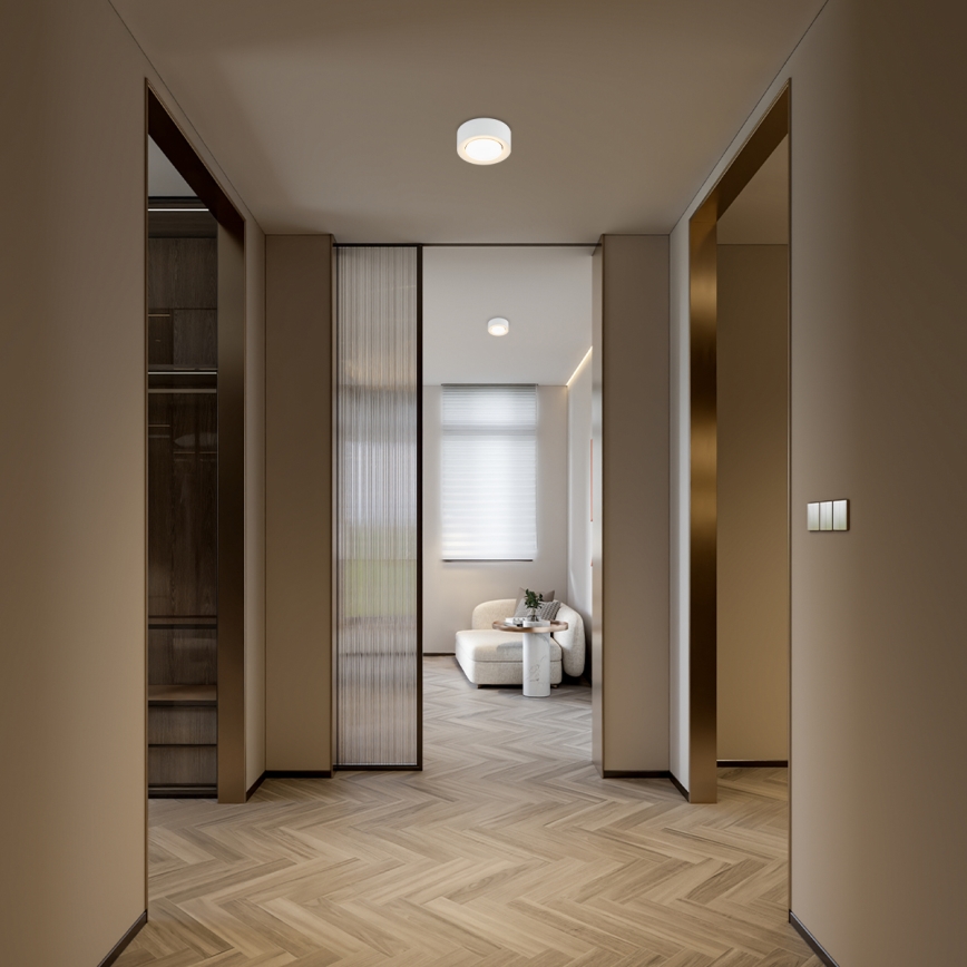 Argon 8915 - Stropní svítidlo ELORA 1xGX53/7W/230V pr. 11 cm bílá