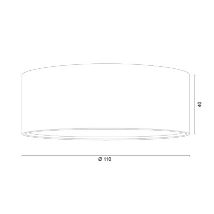 Argon 8915 - Stropní svítidlo ELORA 1xGX53/7W/230V pr. 11 cm bílá