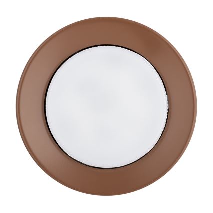 Argon 8916 - Stropní svítidlo ELORA 1xGX53/7W/230V pr. 11 cm terakotová