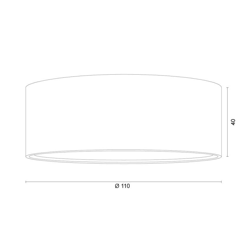 Argon 8916 - Stropní svítidlo ELORA 1xGX53/7W/230V pr. 11 cm terakotová