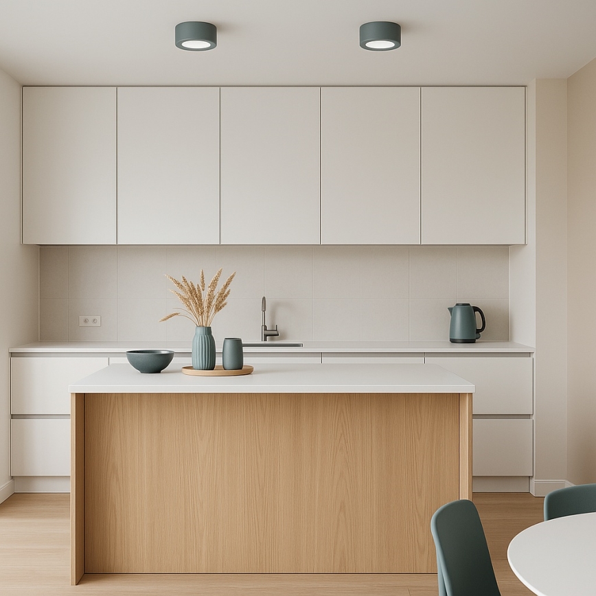 Argon 8917 - Stropní svítidlo ELORA 1xGX53/7W/230V pr. 11 cm šedá